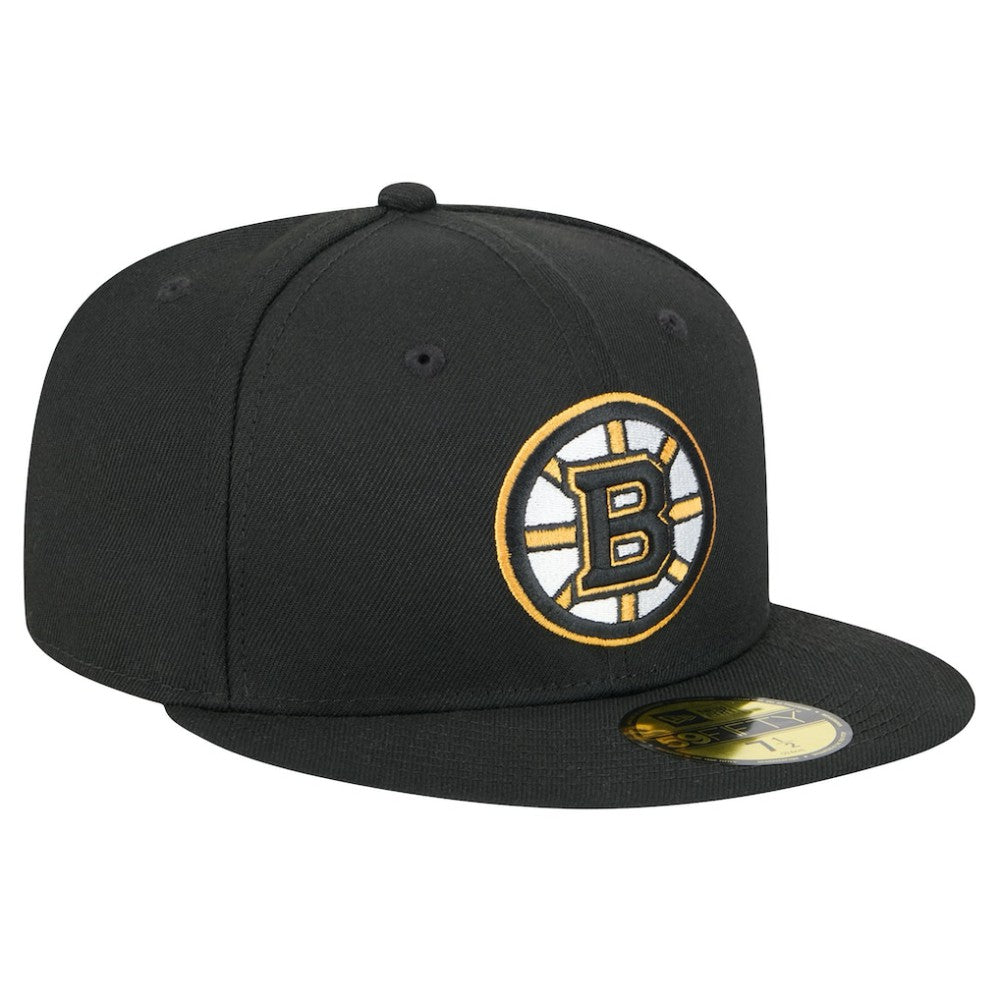 NHL Boston Bruins New Era Core 59FIFTY Fitted Hat - Black
