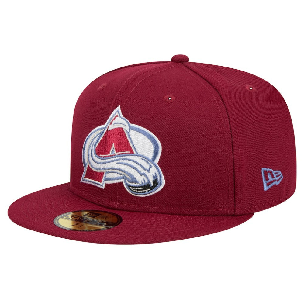NHL Colorado Avalanche New Era Core 59FIFTY Fitted Hat - Burgundy