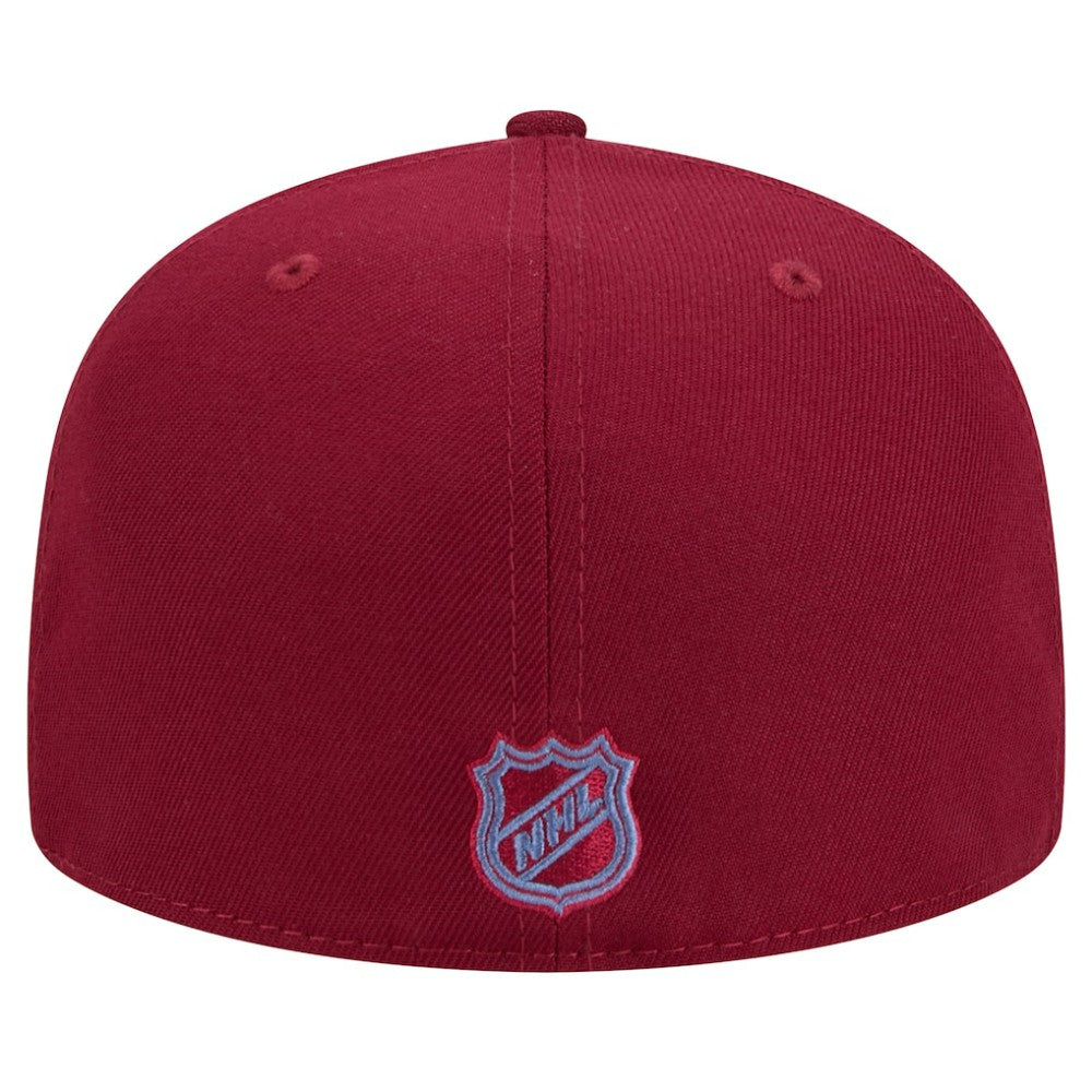 NHL Colorado Avalanche New Era Core 59FIFTY Fitted Hat - Burgundy