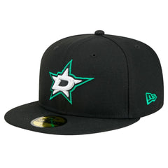 NHL Dallas Stars New Era Core 59FIFTY Fitted Hat - Black