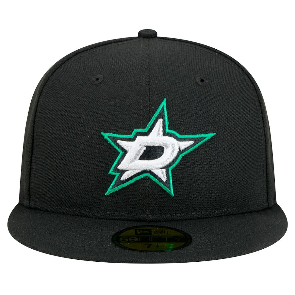 NHL Dallas Stars New Era Core 59FIFTY Fitted Hat - Black