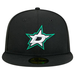 NHL Dallas Stars New Era Core 59FIFTY Fitted Hat - Black