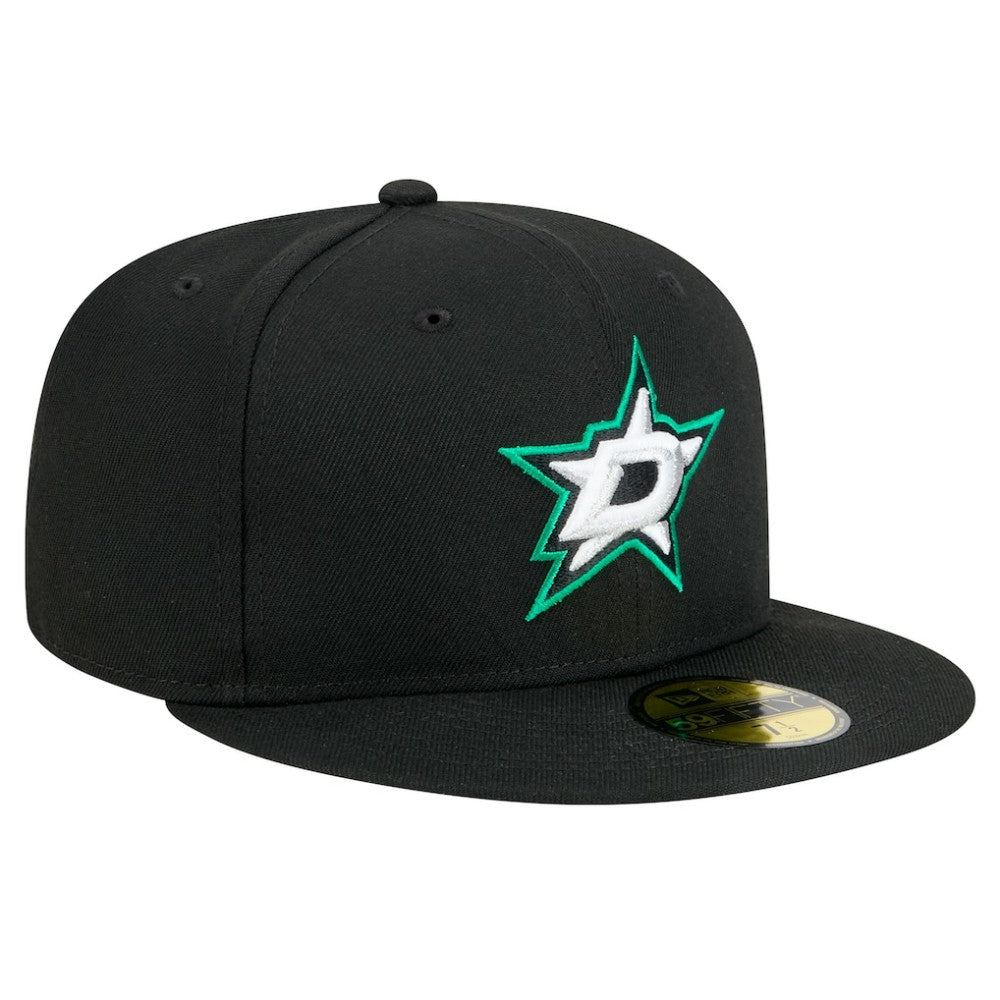 NHL Dallas Stars New Era Core 59FIFTY Fitted Hat - Black