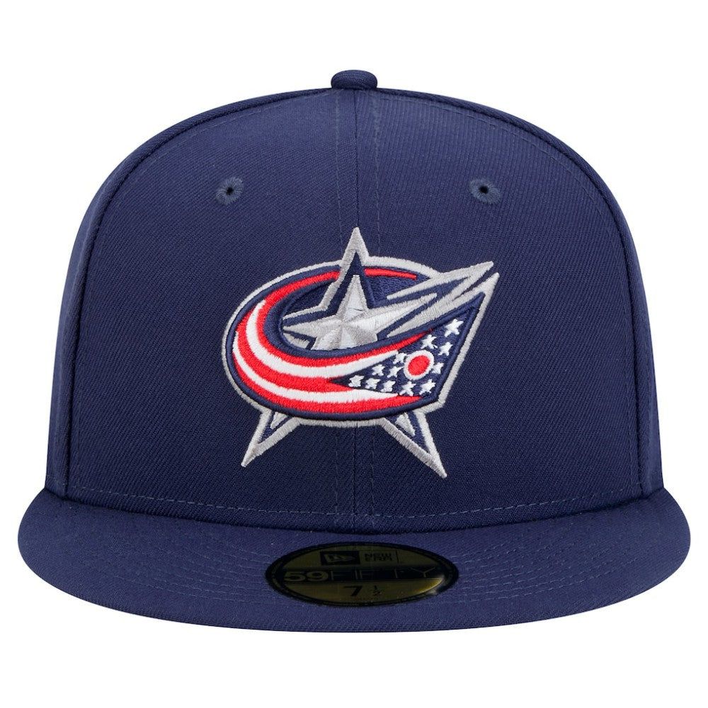 NHL Columbus Blue Jackets New Era Core 59FIFTY Fitted Hat - Navy