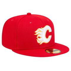 NHL Calgary Flames New Era Core 59FIFTY Fitted Hat - Red