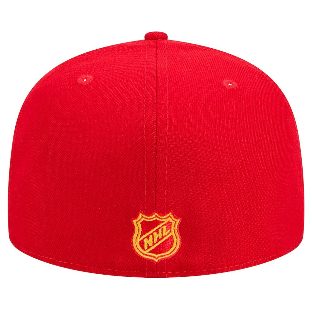 NHL Calgary Flames New Era Core 59FIFTY Fitted Hat - Red