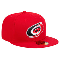 NHL Carolina Hurricanes New Era Core 59FIFTY Fitted Hat - Red