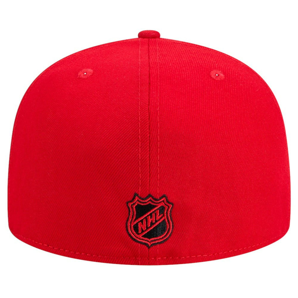 NHL Carolina Hurricanes New Era Core 59FIFTY Fitted Hat - Red