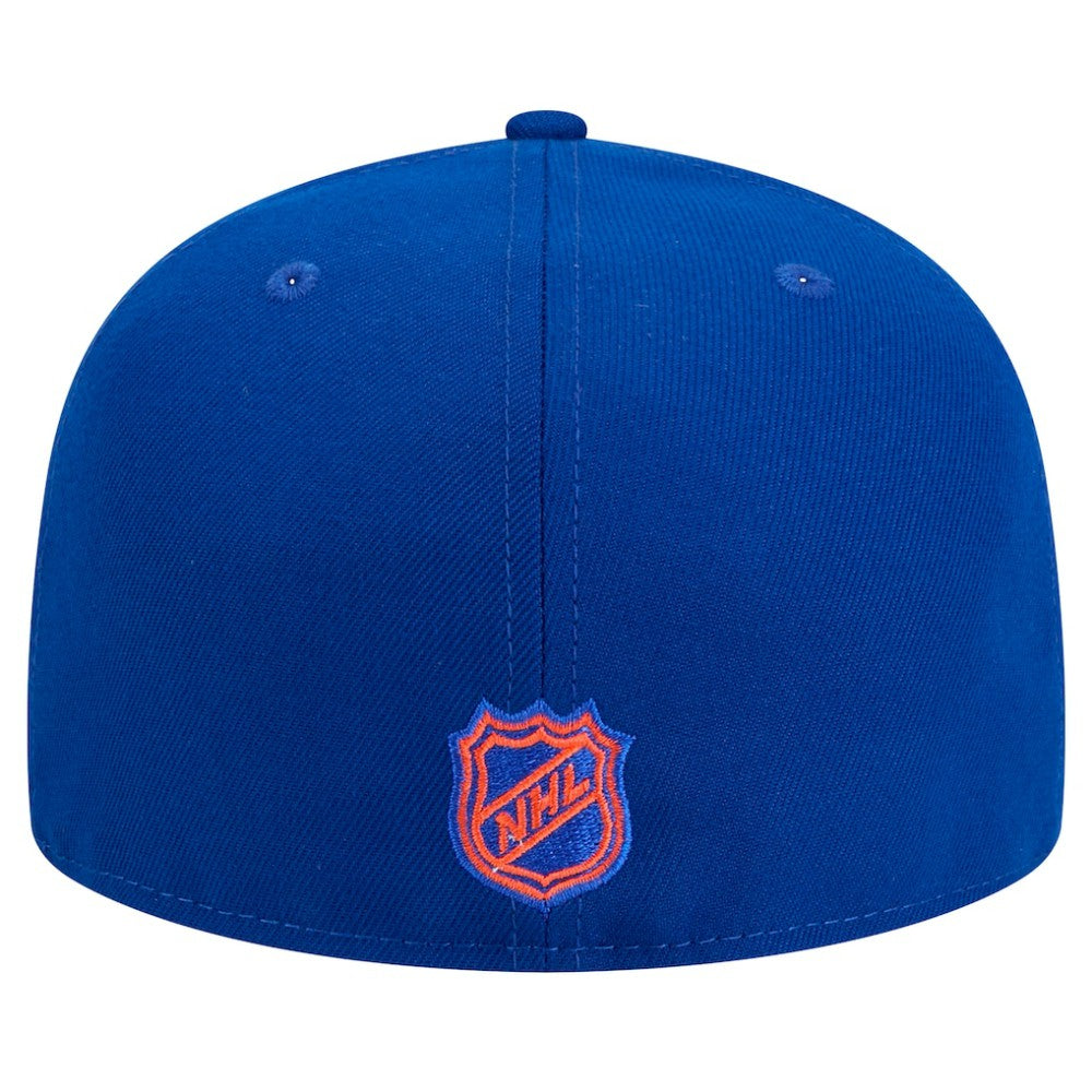 NHL Edmonton Oilers New Era Core 59FIFTY Fitted Hat - Royal