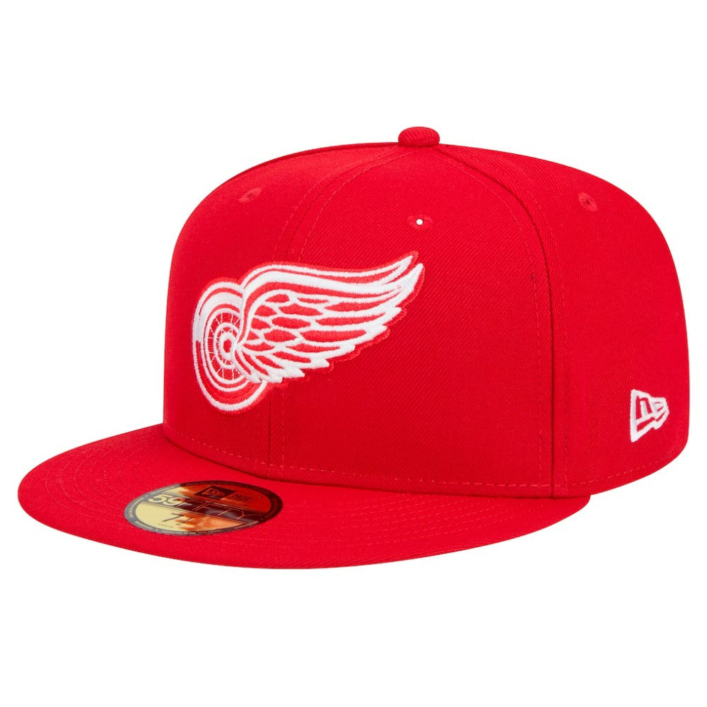 NHL Detroit Red Wings New Era Core 59FIFTY Fitted Hat - Red