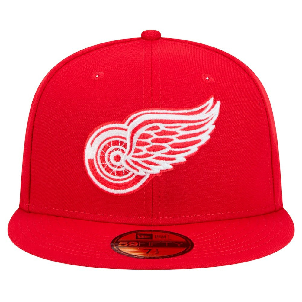 NHL Detroit Red Wings New Era Core 59FIFTY Fitted Hat - Red