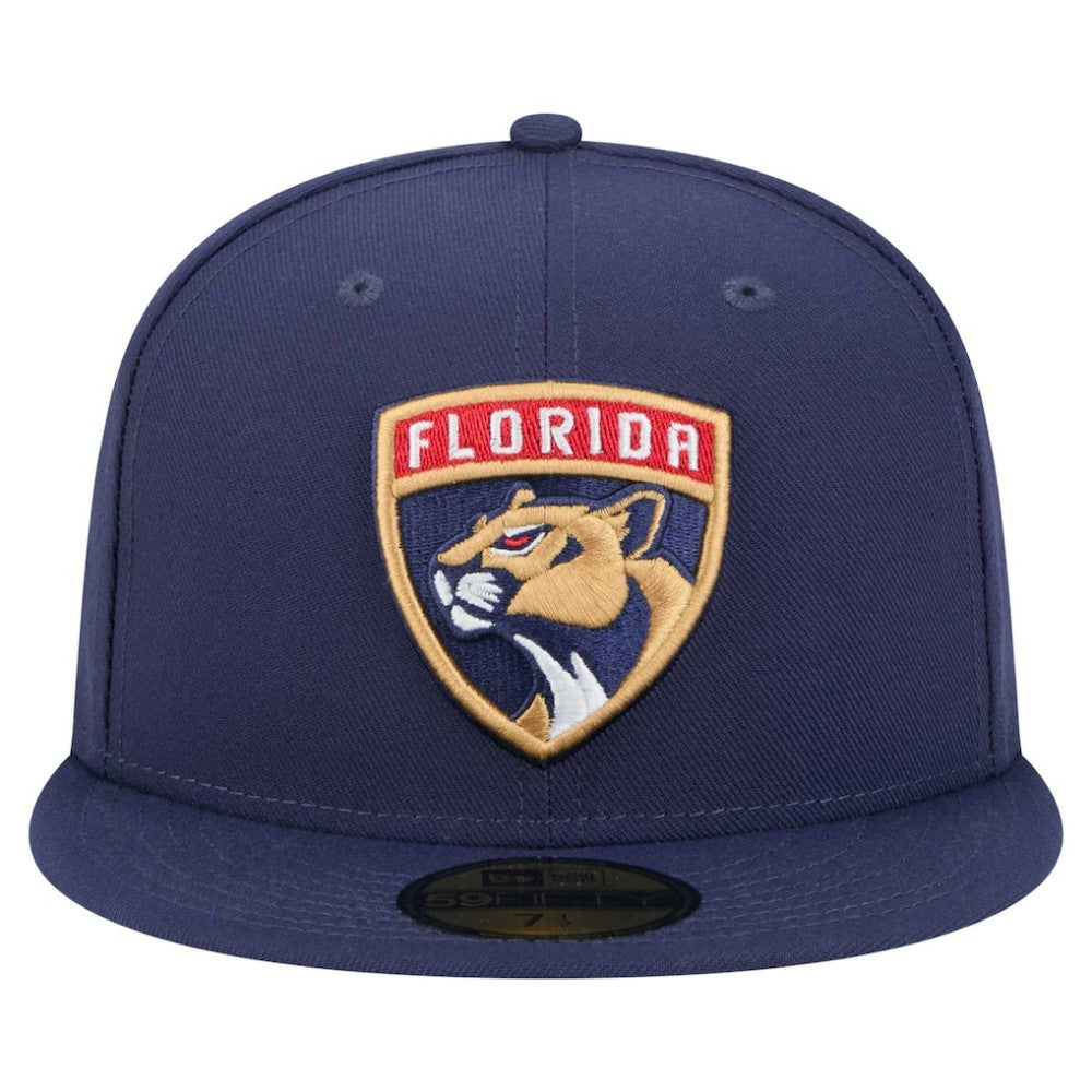 NHL Florida Panthers New Era Core 59FIFTY Fitted Hat - Navy