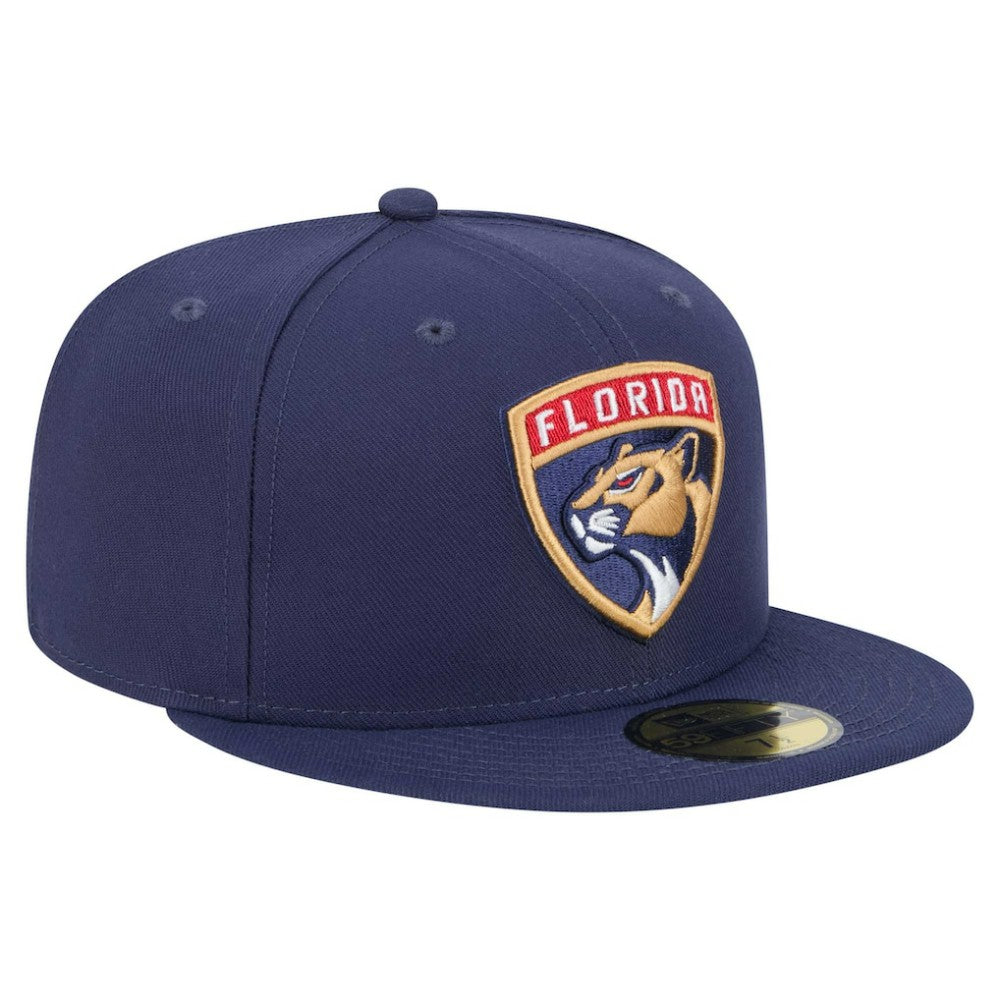 NHL Florida Panthers New Era Core 59FIFTY Fitted Hat - Navy