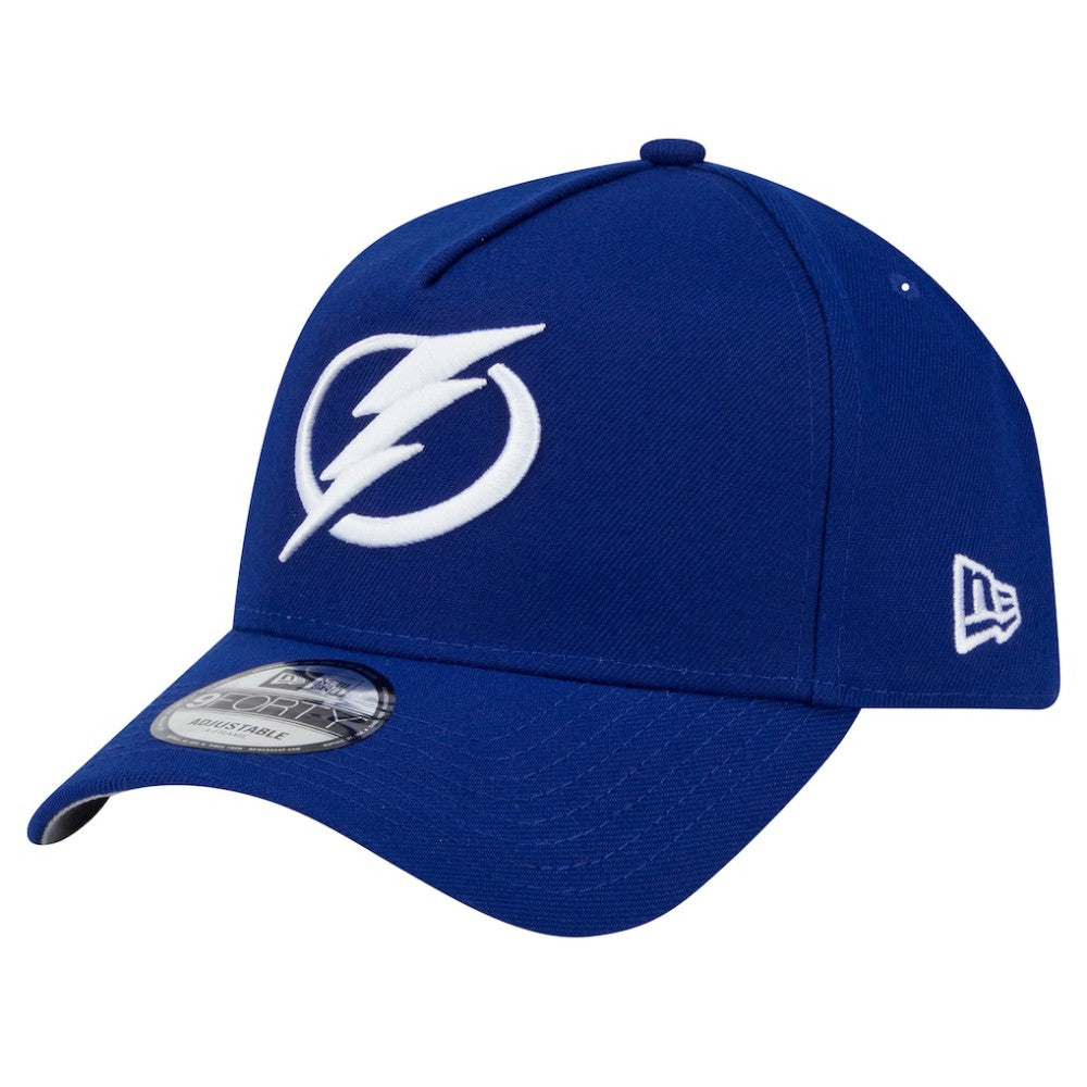 NHL Tampa Bay Lightning New Era Core A-Frame 9FORTY Adjustable Hat - Blue