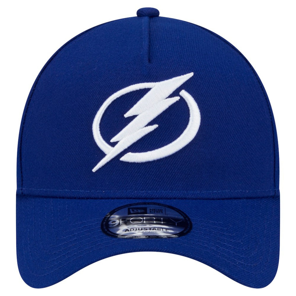 NHL Tampa Bay Lightning New Era Core A-Frame 9FORTY Adjustable Hat - Blue