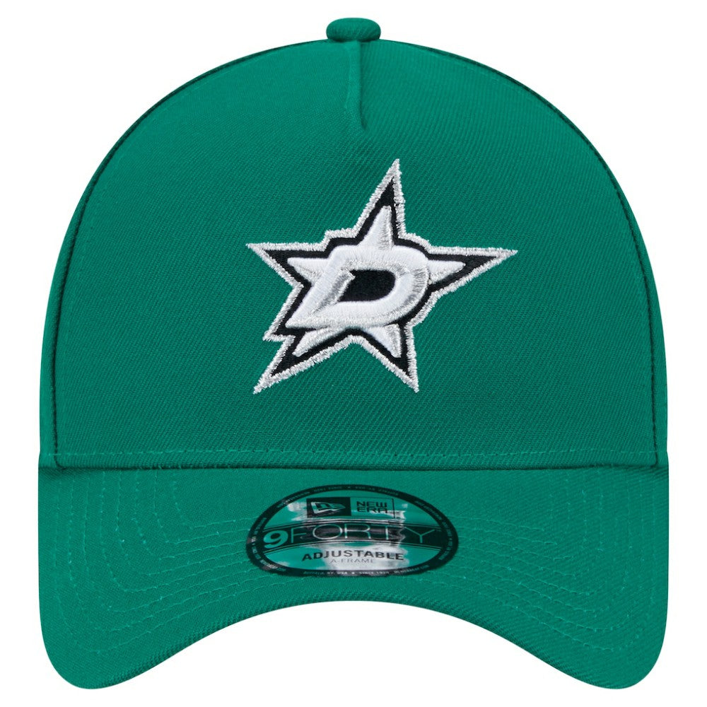 NHL Dallas Stars New Era Core A-Frame 9FORTY Adjustable Hat - Kelly Green