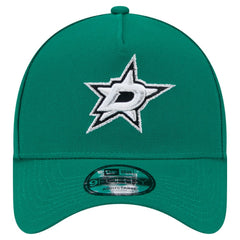 NHL Dallas Stars New Era Core A-Frame 9FORTY Adjustable Hat - Kelly Green