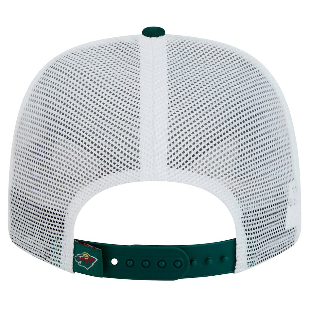 NHL Minnesota Wild New Era Core Trucker 9SEVENTY Stretch-Snap Hat - Green