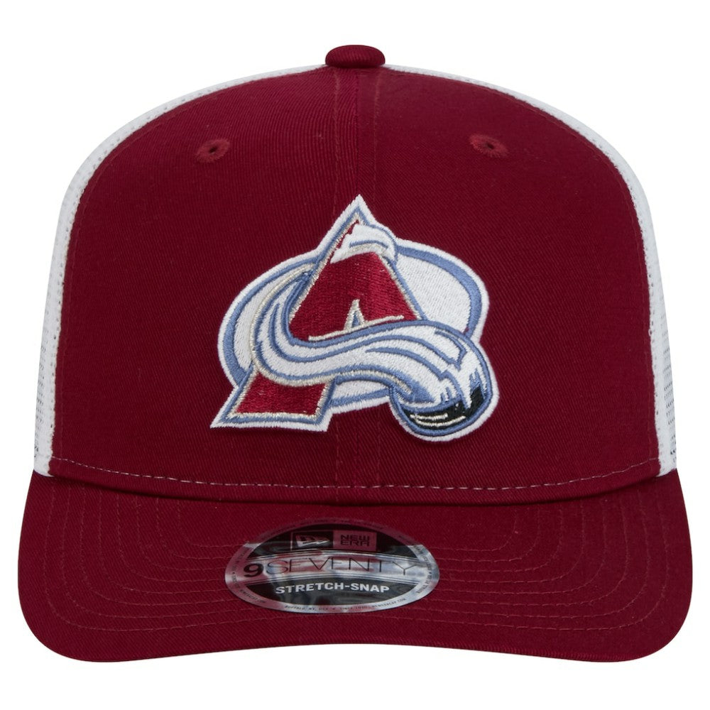 NHL Colorado Avalanche New Era Core Trucker 9SEVENTY Stretch-Snap Hat - Burgundy
