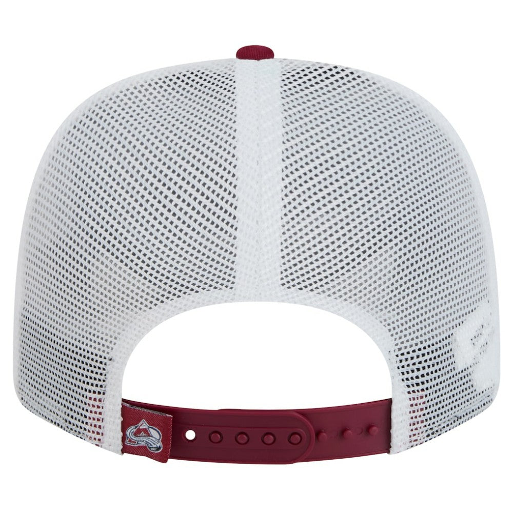 NHL Colorado Avalanche New Era Core Trucker 9SEVENTY Stretch-Snap Hat - Burgundy