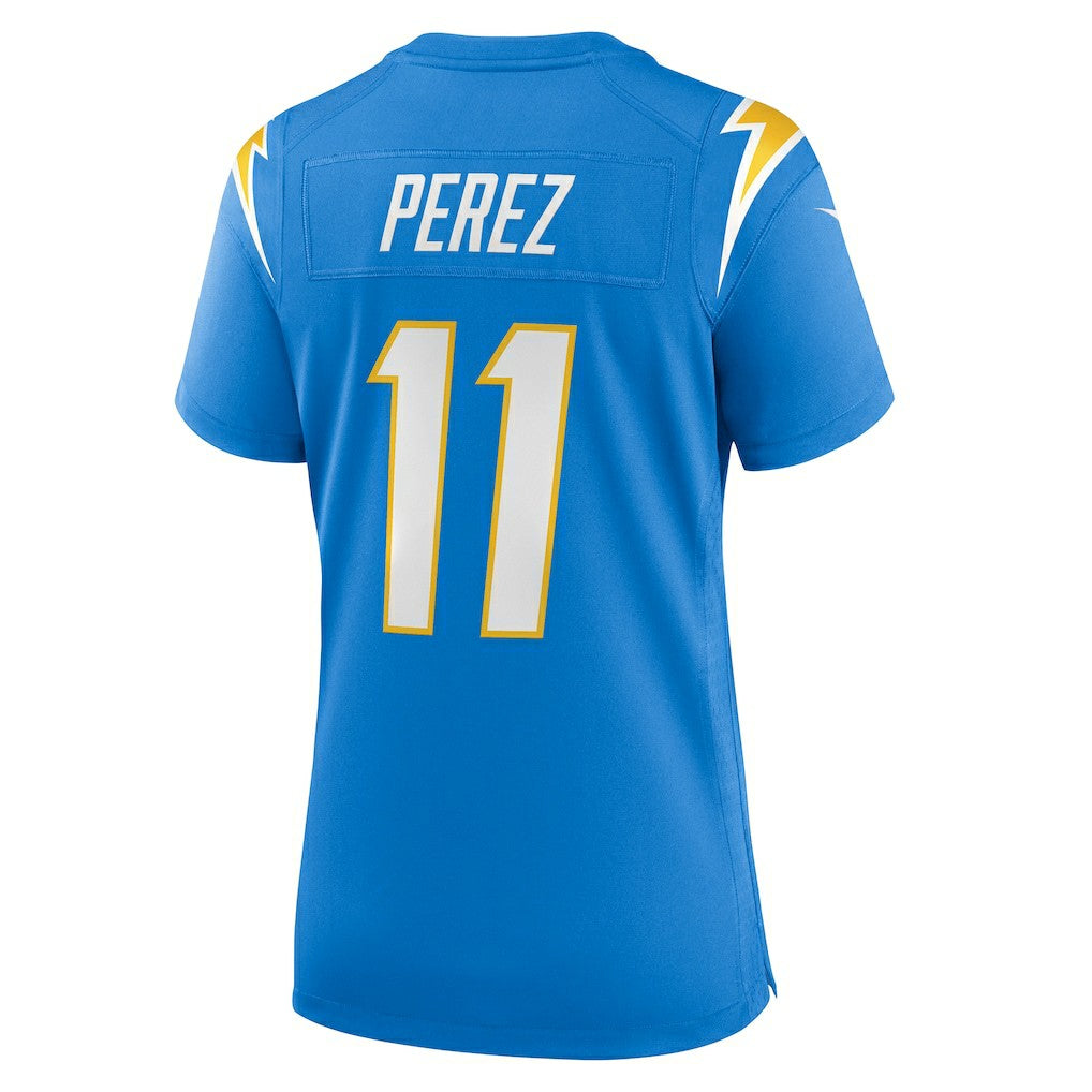 Luis Perez Los Angeles Chargers Women's Team Game Jersey Powder Blue