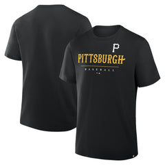 Pittsburgh Pirates Fanatics Color Pop Legacy Clubhouse T-Shirt - Black T-shirts