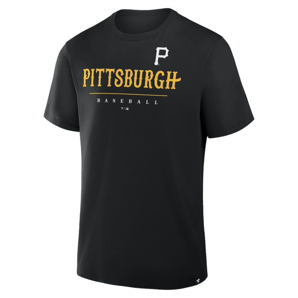 Pittsburgh Pirates Fanatics Color Pop Legacy Clubhouse T-Shirt - Black T-shirts