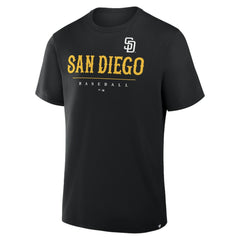 San Diego Padres Fanatics Color Pop Legacy Clubhouse T-Shirt - Black T-shirts