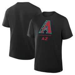 Arizona Diamondbacks Fanatics Clubhouse Legacy Side Swipe T-Shirt - Black T-shirts