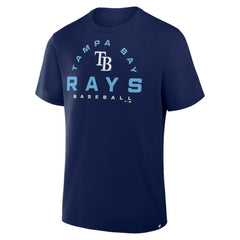 Tampa Bay Rays Fanatics Clubhouse Legacy Primary Play T-Shirt - Navy T-shirts