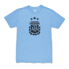 Cristian Romero Argentina National Team 1863FC Player Vintage Tri-Blend T-Shirt Light Blue sale