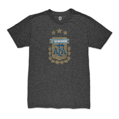 Enzo Fernández Argentina National Team 1863FC Player Vintage Tri-Blend T-Shirt Black