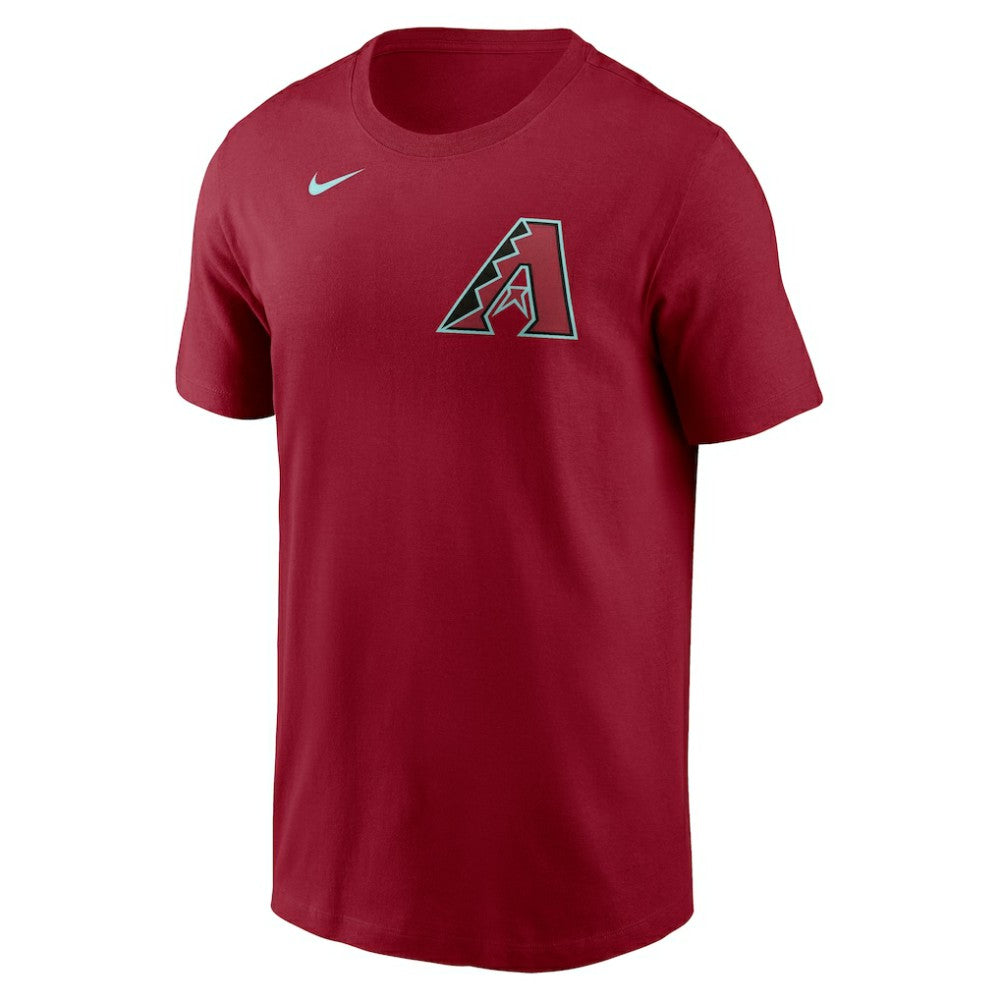 Ketel Marte Arizona Diamondbacks Nike Fuse Name & Number T-Shirt - Red T-shirts