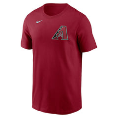 Ketel Marte Arizona Diamondbacks Nike Fuse Name & Number T-Shirt - Red T-shirts
