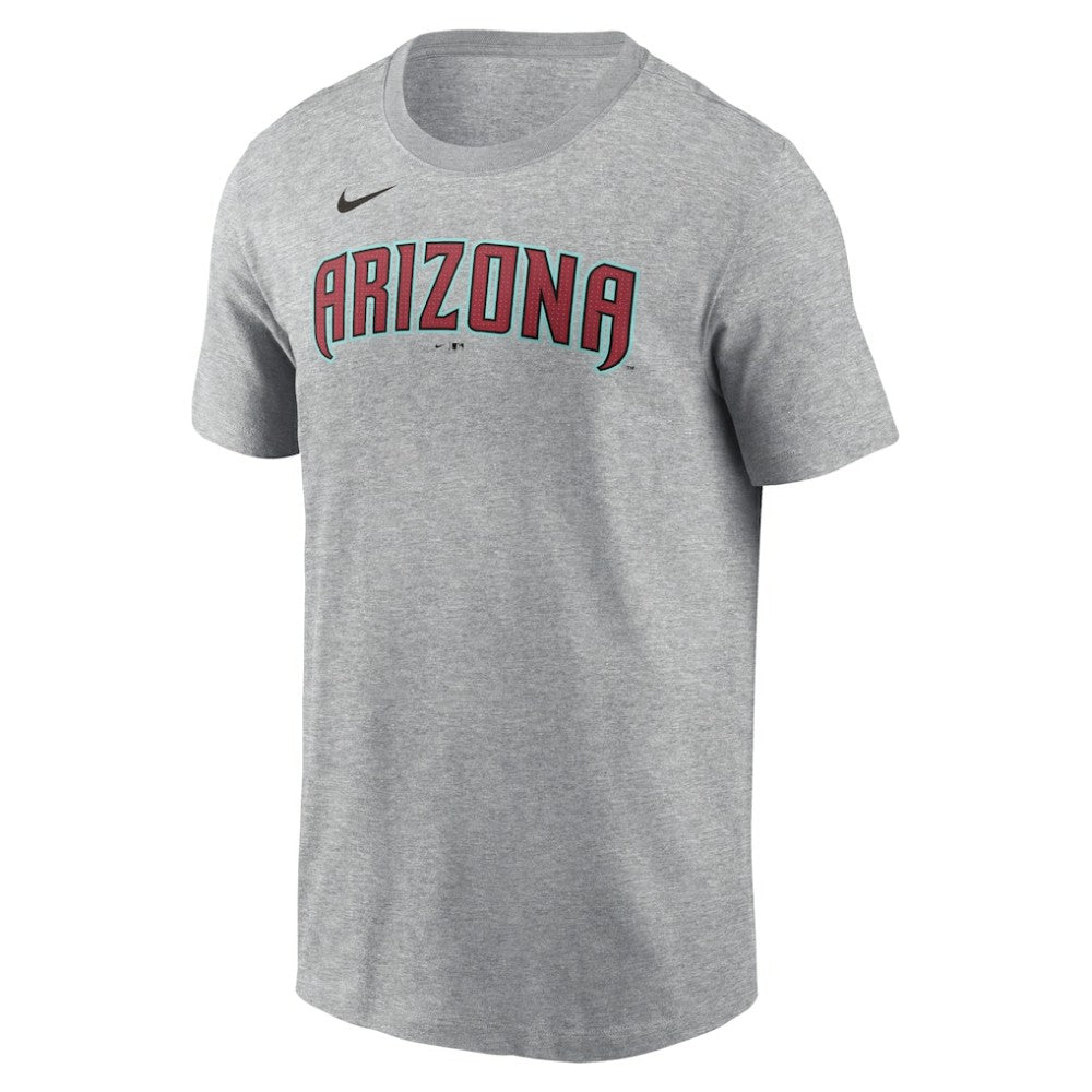 Corbin Carroll Arizona Diamondbacks Nike Fuse Name & Number T-Shirt - Heather Gray T-shirts