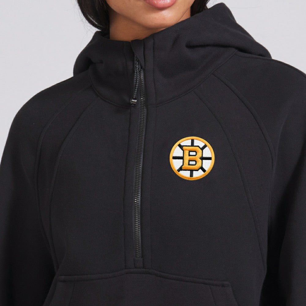 NHL Boston Bruins lululemon Women's Scuba Oversized Half-Zip Hoodie - Black
