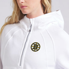 NHL Boston Bruins lululemon Women's Scuba Oversized Half-Zip Hoodie - White