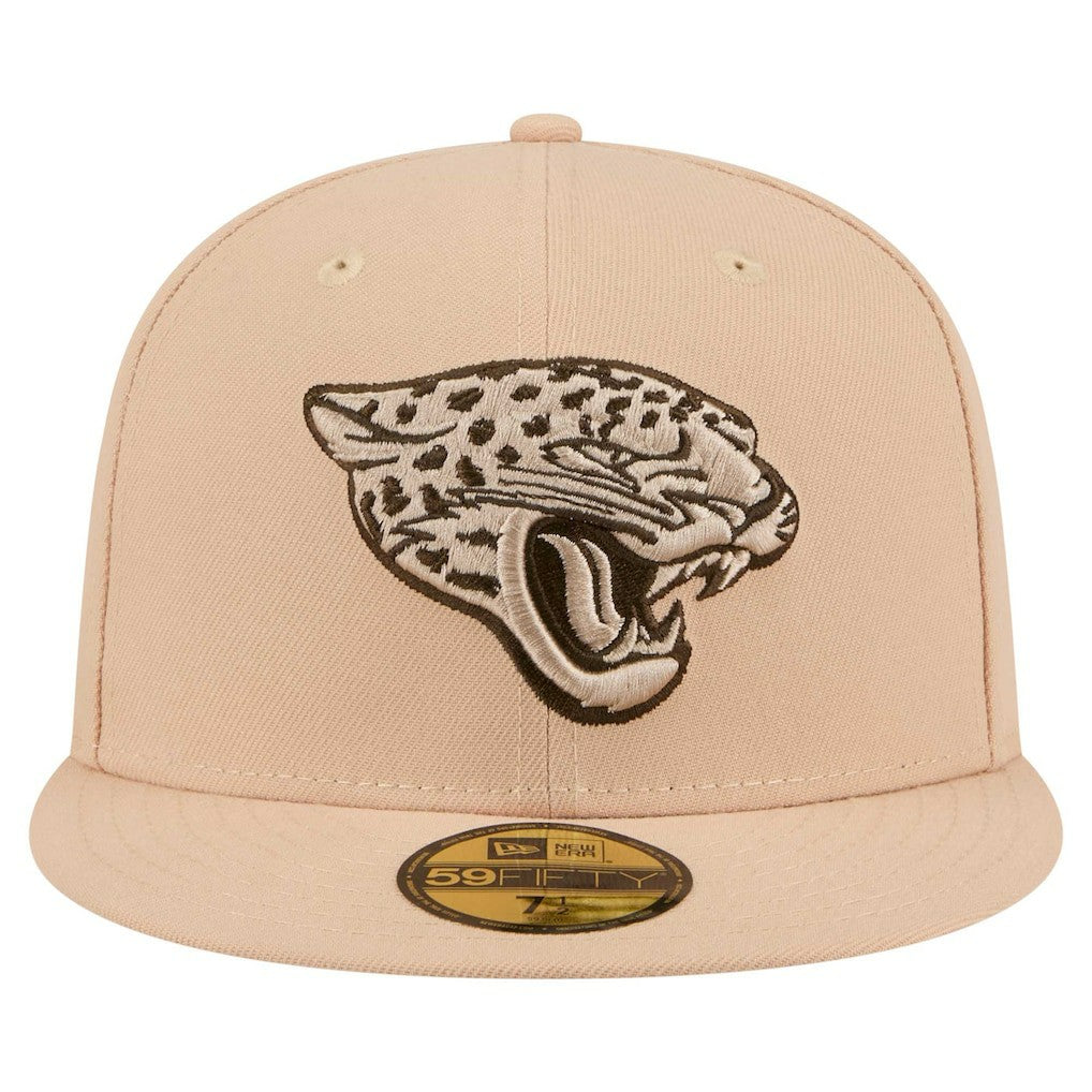 Jacksonville Jaguars New Era Candied Pecan 59FIFTY Fitted Hat Tan