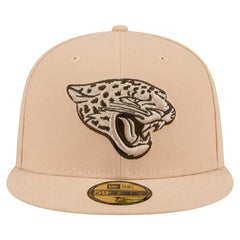 Jacksonville Jaguars New Era Candied Pecan 59FIFTY Fitted Hat Tan