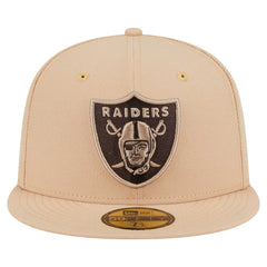 Las Vegas Raiders New Era Candied Pecan 59FIFTY Fitted Hat Tan