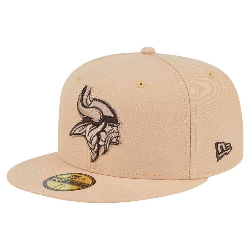Minnesota Vikings New Era Candied Pecan 59FIFTY Fitted Hat Tan