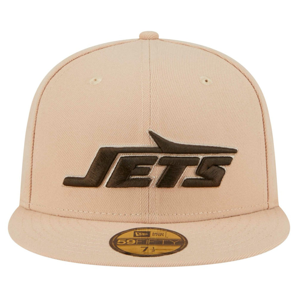 New York Jets New Era Candied Pecan 59FIFTY Fitted Hat Tan