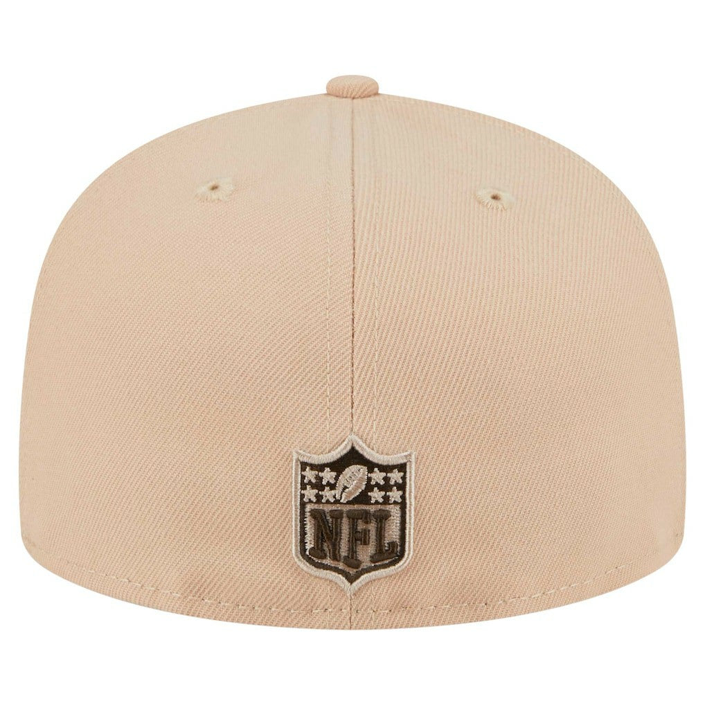 Philadelphia Eagles New Era Candied Pecan 59FIFTY Fitted Hat Tan