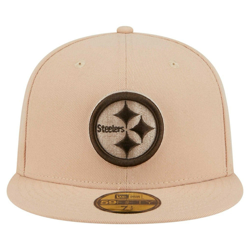 Pittsburgh Steelers New Era Candied Pecan 59FIFTY Fitted Hat Tan
