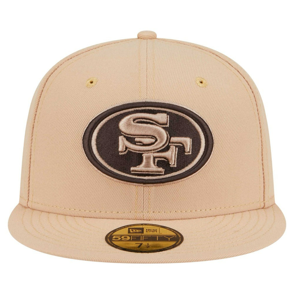San Francisco 49ers New Era Candied Pecan 59FIFTY Fitted Hat Tan