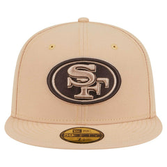 San Francisco 49ers New Era Candied Pecan 59FIFTY Fitted Hat Tan