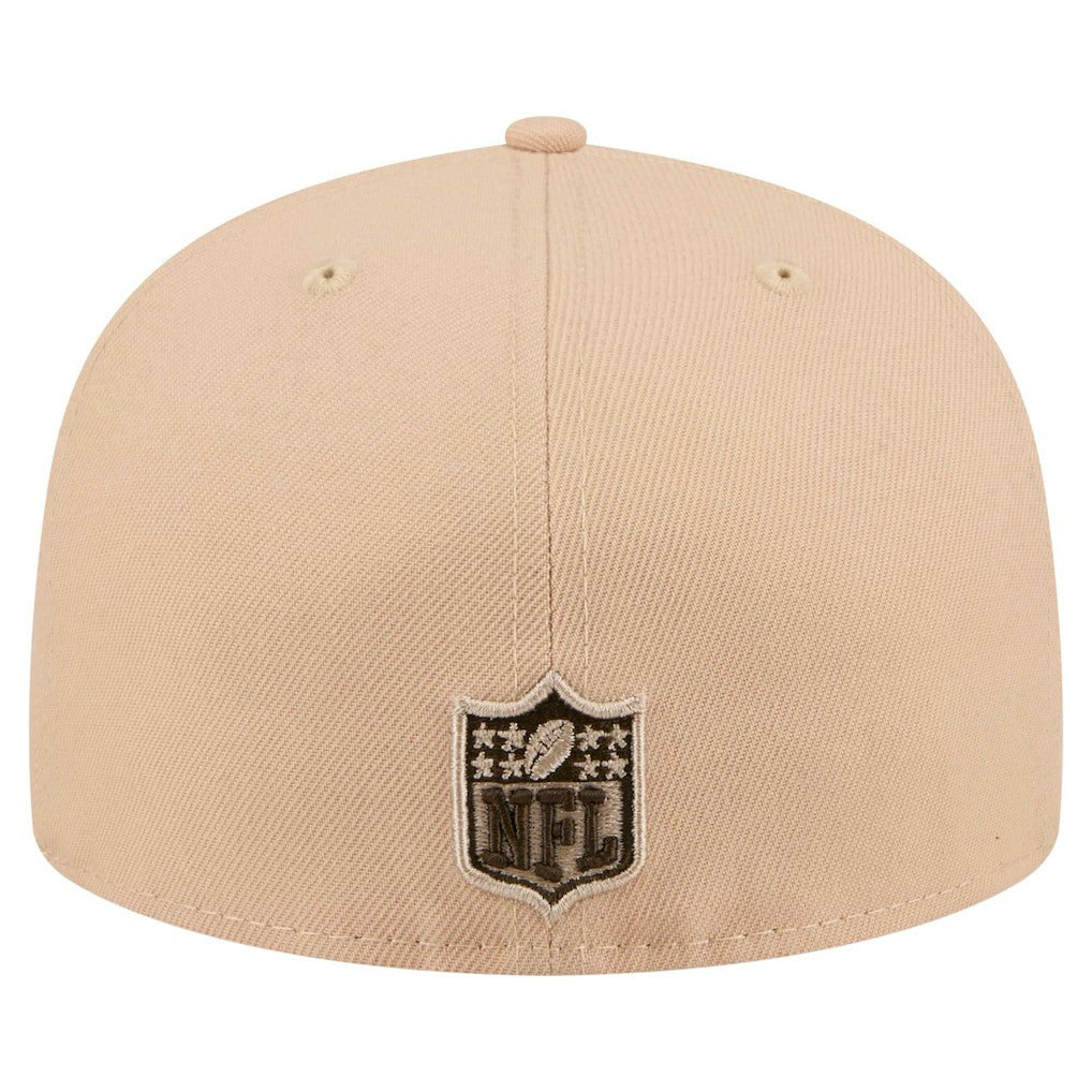Carolina Panthers New Era Candied Pecan 59FIFTY Fitted Hat Tan