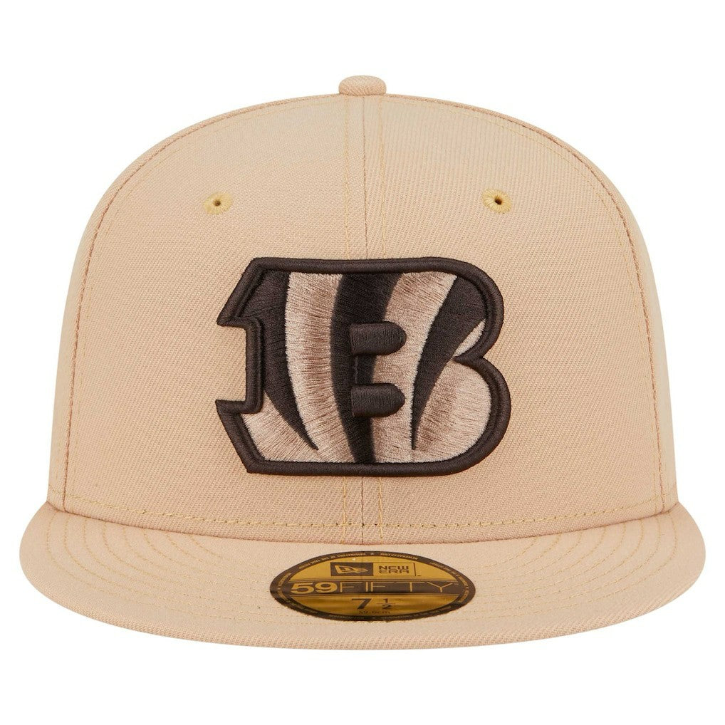 Cincinnati Bengals New Era Candied Pecan 59FIFTY Fitted Hat Tan