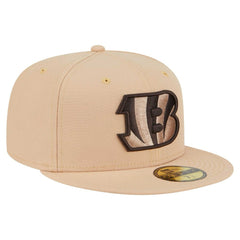 Cincinnati Bengals New Era Candied Pecan 59FIFTY Fitted Hat Tan
