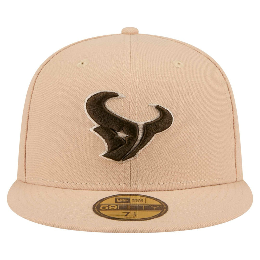 Houston Texans New Era Candied Pecan 59FIFTY Fitted Hat Tan